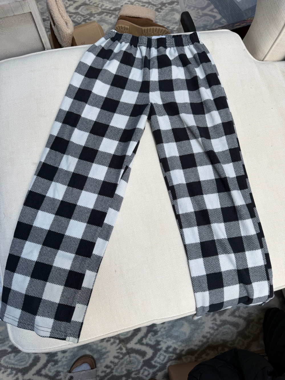 Wondershop Black and White Gingham Leggings